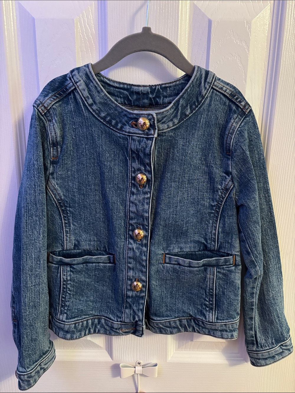 Girls' Crewcuts Louisa Lady Denim Jacket - Size Small (6/7)
